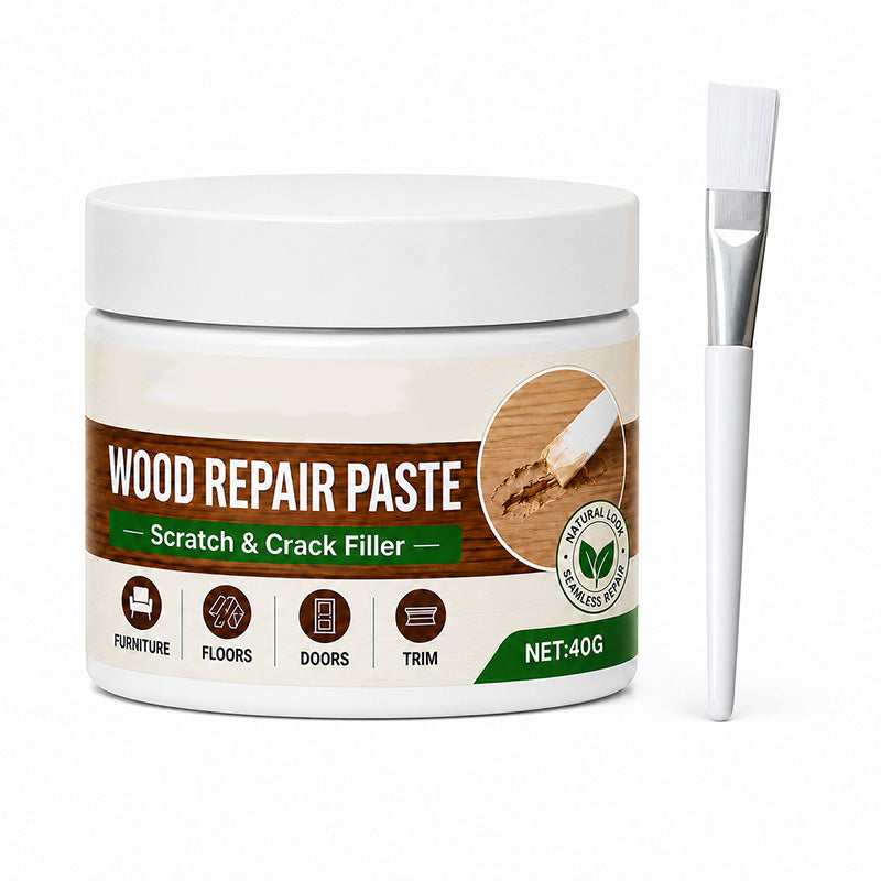 ๐๏ธ No Sanding Needed! Easy Wood Repair Paste with Tool โ Works on tables, cabinets & wooden floors. Covers scuffs & peeling. No more ugly scratches! ๐ โ