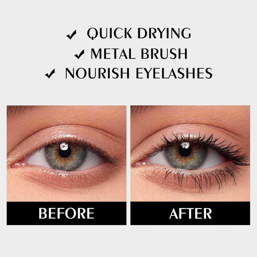 🏆✨Waterproof Fibre Mascara  – 👁️Volume & Length without Clumping for Dramatic Moments🔥