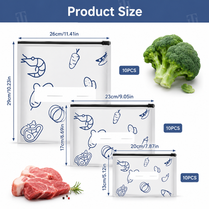 ZAVELY™ Reusable Aluminum Foil Storage Bags