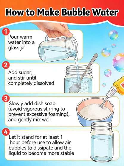 Summervibes Bubble Cigarette Stress Relief Toy Fake Cigarette Mini Bubble Blower Bubble Sticks Relaxation Birthday Christmas Party Gift for Men Women