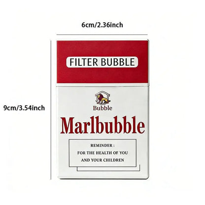 Summervibes Bubble Cigarette Stress Relief Toy Fake Cigarette Mini Bubble Blower Bubble Sticks Relaxation Birthday Christmas Party Gift for Men Women