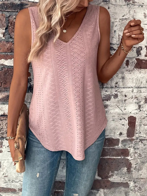 Sfrcord® Tanktop mit Ösenmuster