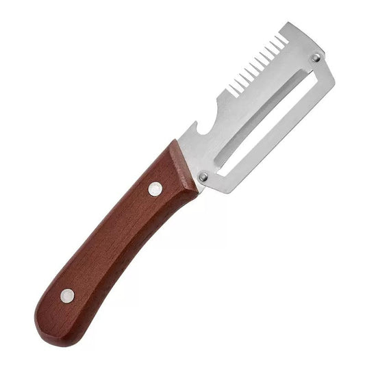 ZAVELY™ 4-in-1 Wooden Vegetable Peeler & Bottle Opener