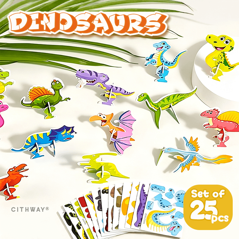Cithway® 3D Pop-Out Puzzle Set