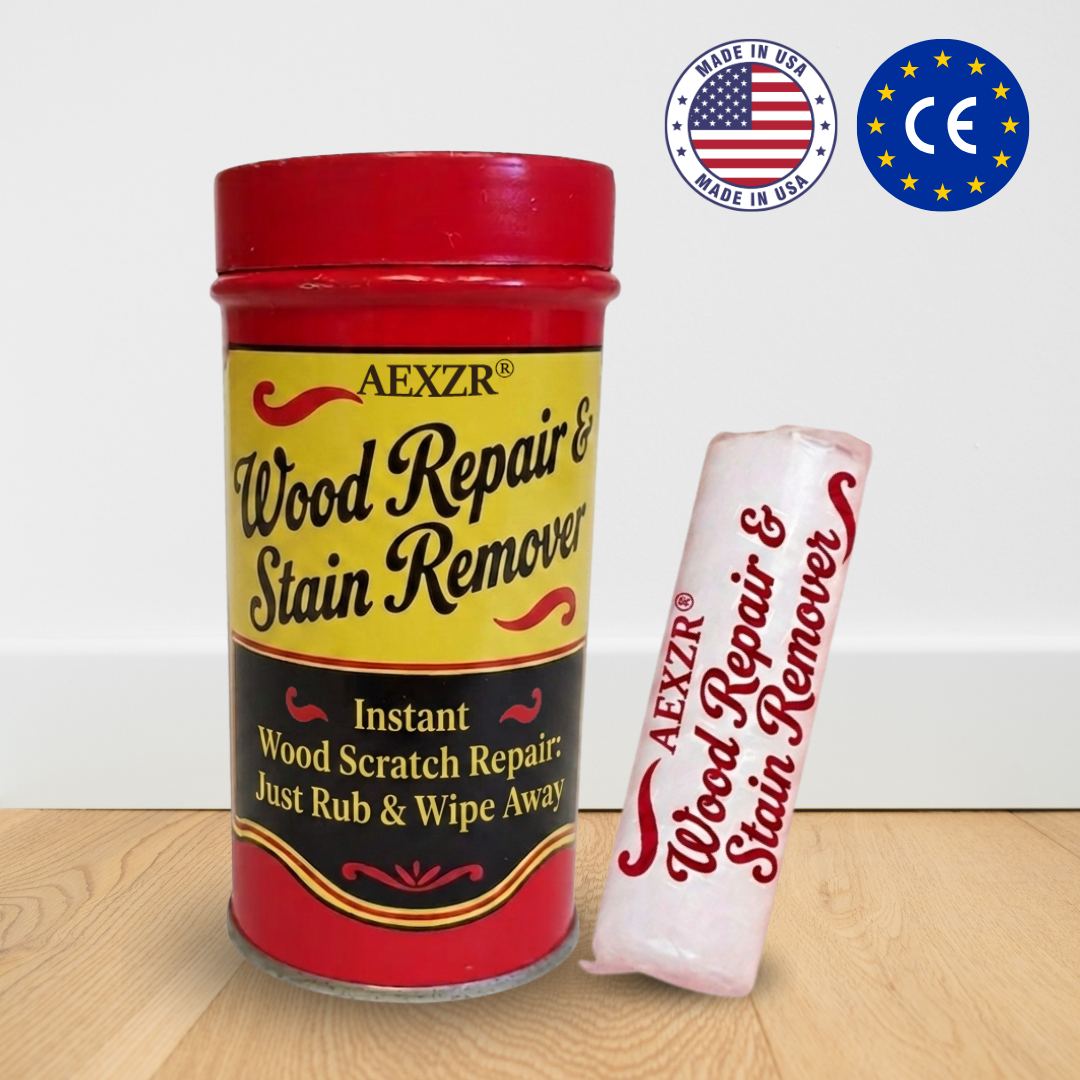 AEXZR® Wood Repair & Stain Remover✨ Erase Scratches Instantly – No Sanding, No Staining, No Mess