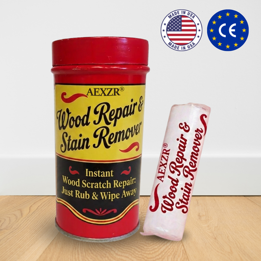 AEXZR® Wood Repair & Stain Remover✨ Erase Scratches Instantly – No Sanding, No Staining, No Mess