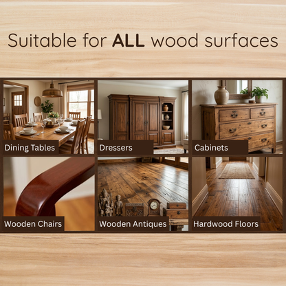 AEXZR® Wood Repair & Stain Remover✨ Erase Scratches Instantly – No Sanding, No Staining, No Mess