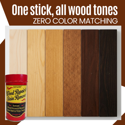 AEXZR® Wood Repair & Stain Remover✨ Erase Scratches Instantly – No Sanding, No Staining, No Mess