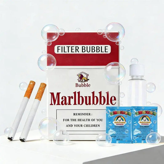 Summervibes Bubble Cigarette Stress Relief Toy Fake Cigarette Mini Bubble Blower Bubble Sticks Relaxation Birthday Christmas Party Gift for Men Women