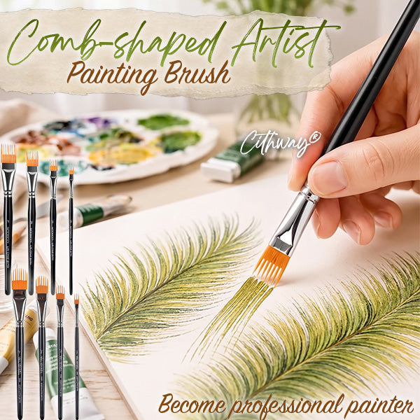 Cithway® Comb-shaped Artist Painting Brush Set (4 PCS)
