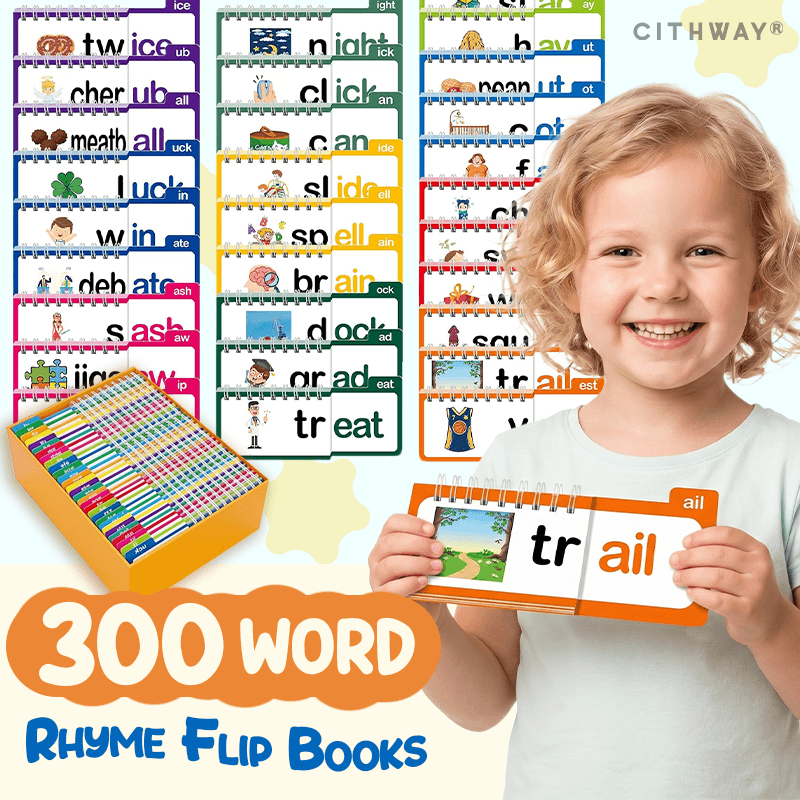 Cithway® 300-Word Rhyme Flip Books