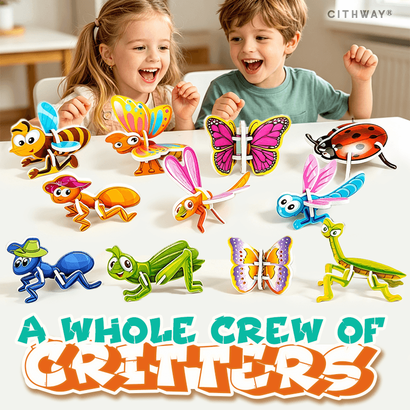 Cithway® 3D Pop-Out Puzzle Set