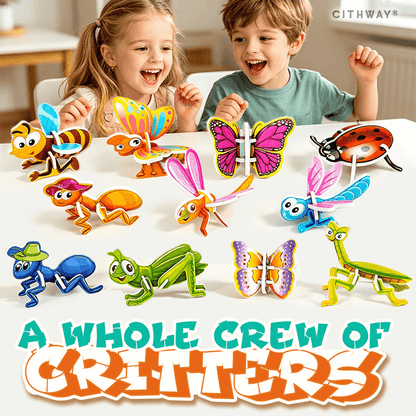Cithway® 3D Pop-Out Puzzle Set