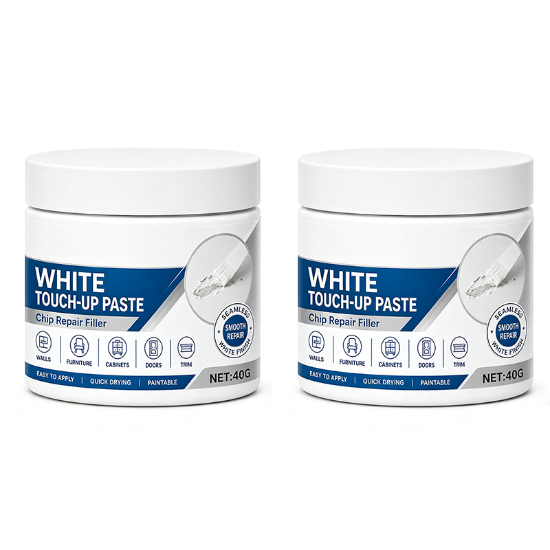 🎉2026 HOT SALE🎉 🏆50K+ SOLD! 🏠🖌️ 50% OFF! ⚡White Furniture Touch-Up Paste with Brush